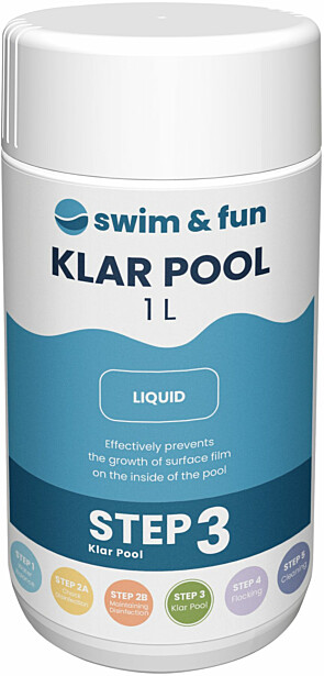 Levänestoaine Swim & Fun KlarPool 1 l