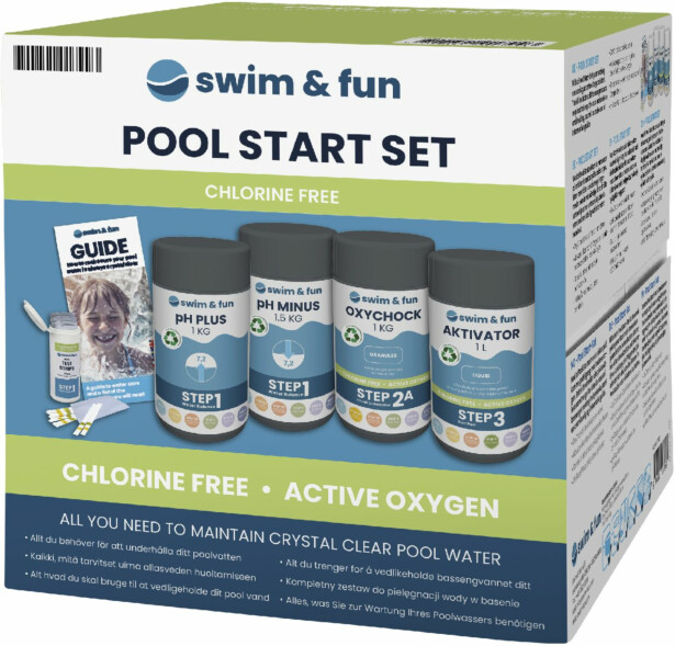 Vedenhoitosetti Swim & Fun Pool Start Set, klooriton