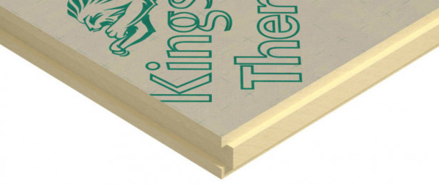 Polyuretaanilevy Kingspan Therma TW55 R 100mm 100x1200x2400 metalliton
