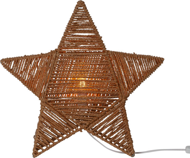 Pöytätähti Star Trading Rappe, 43.5x43cm, ruskea