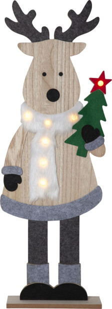 LED-koristehahmo Star Trading Billy, poro, 80cm