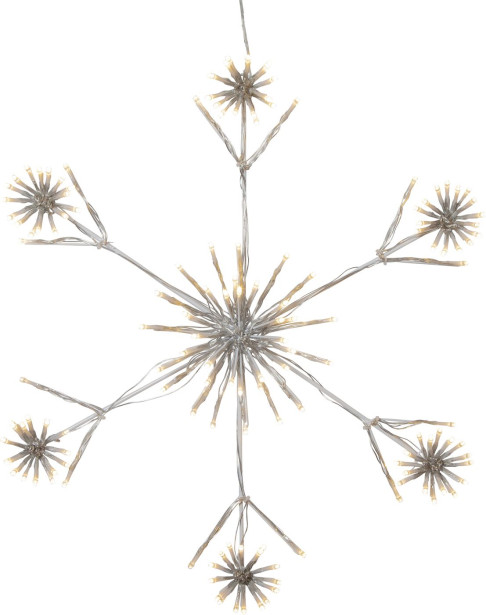 LED-valokoriste Star Trading Siluett Flower Snowflake, eri kokoja