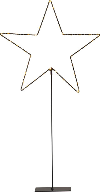 LED-pöytätähti Star Trading Mira, 33x65cm, musta