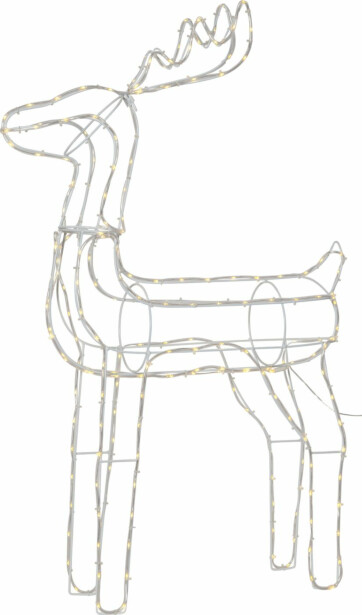 LED-valokoriste Star Trading Tuby Deer koristeporo 105 cm