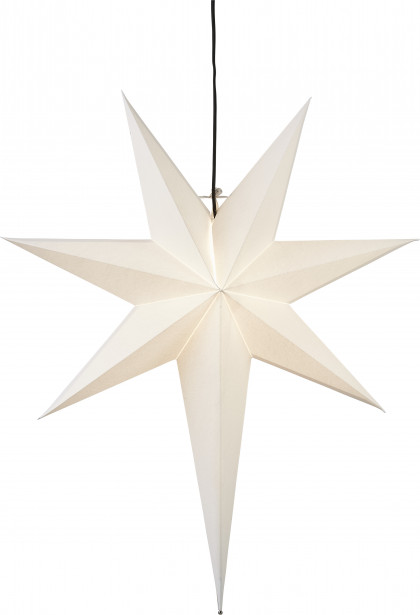 Valotähti Star Trading Frozen, 65cm, paperi, valkoinen