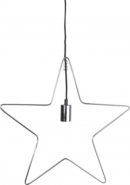 Valotähti Star Trading Ramsvik, 52x50cm, kromi