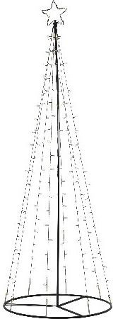 Koristepuu Star Trading, LED, 210cm, musta