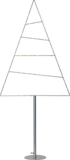 LED-koristepuu Star Trading Triangle, 1160x530x160mm, hopea