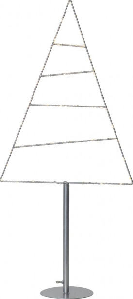 LED-koristepuu Star Trading Triangle, 900x400x160mm, hopea
