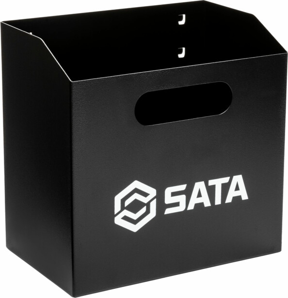 Työkaluvaunun roskakori/paperiteline Sata Pro, sivureikälevyyn