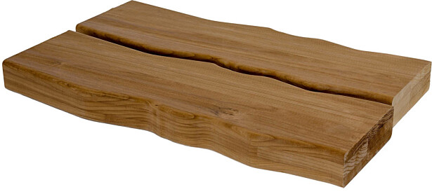 Aaltolaude Suomen Tervaleppä, 43x150x2350mm, lämpökäsitelty haapa