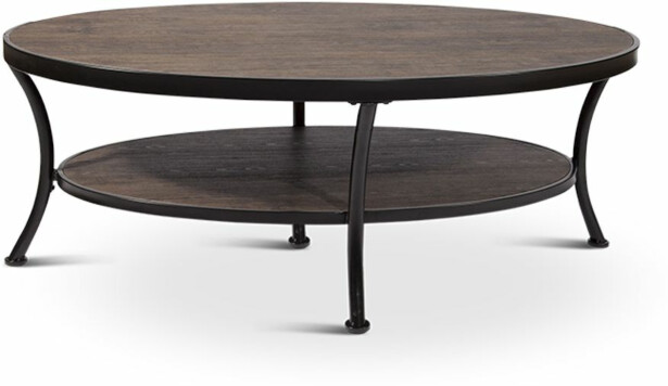 Sohvapöytä Stenexpo Manilla 120x60x55cm soikea ruskea