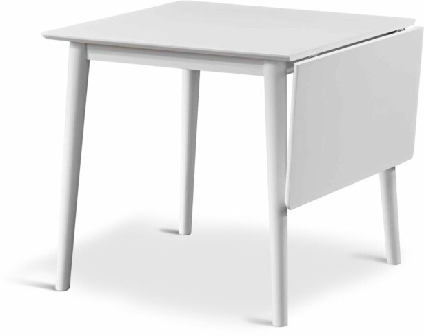 Ruokapöytä klaffilla Stenexpo Åland 80/120x80x75cm valkolakattu