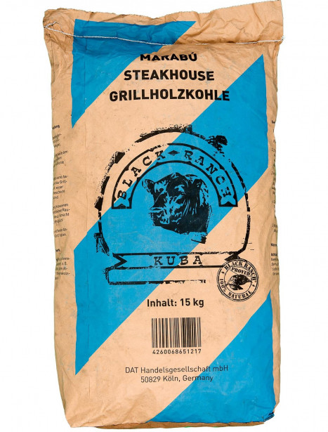 Grillihiilet Black Ranch Marabu, 15 kg, Kuuba