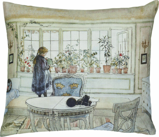 Koristetyynynpäällinen Svanefors Blomster, 50x60cm, monivärinen