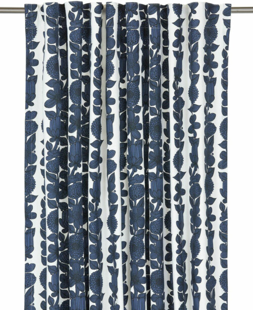 Sivuverho Svanefors Aster, 140x280cm, 2kpl/pkt, sininen