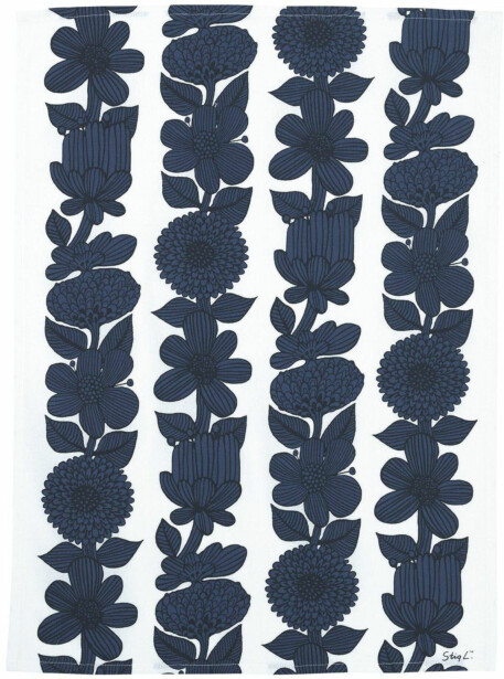 Keittiöpyyhe Svanefors Aster, 50x70cm, sininen