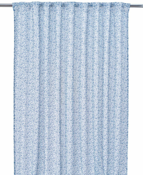 Sivuverho Svanefors Yrsa, 140x280cm, 2kpl/pkt, sininen