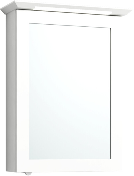 Peilikaappi Svedbergs Hamra 50, LED-valaisin, pistorasia, valkoinen