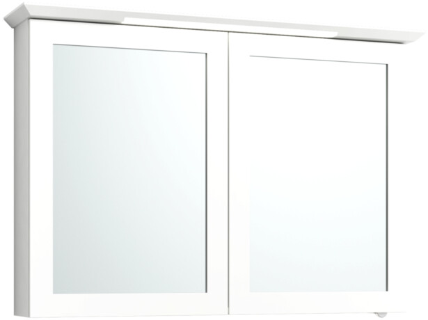 Peilikaappi Svedbergs Hamra 100, LED-valaisin, pistorasia, valkoinen