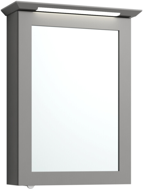 Peilikaappi Svedbergs Hamra 50, LED-valaisin, pistorasia, kivenharmaa