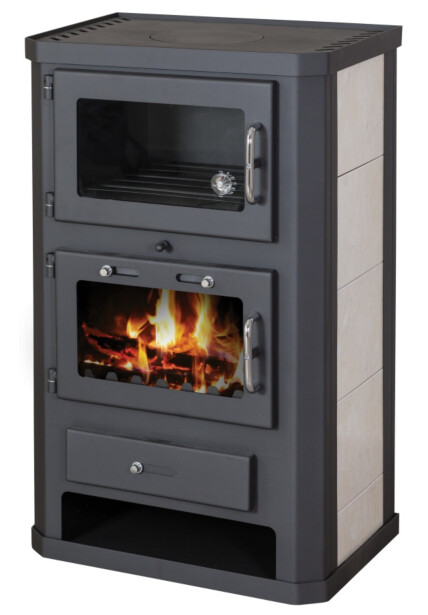 Valmistakka Tupa, 10kW, 142kg, paistouunilla ja keittolevyllä