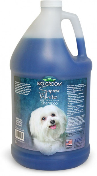 Shampoo Bio Groom Super White Coat Brightener 3 8l
