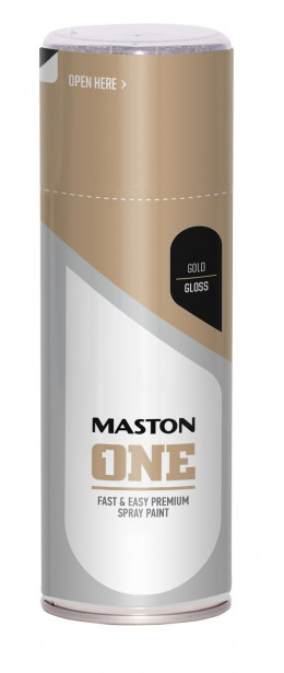 Spraymaali Maston ONE metallivärit, 400ml, eri värejä