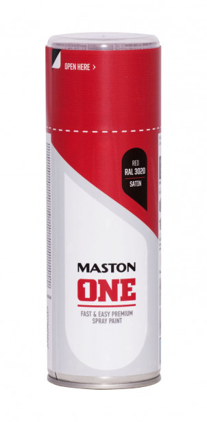 Spraymaali Maston ONE Satiini, 400ml, eri värejä