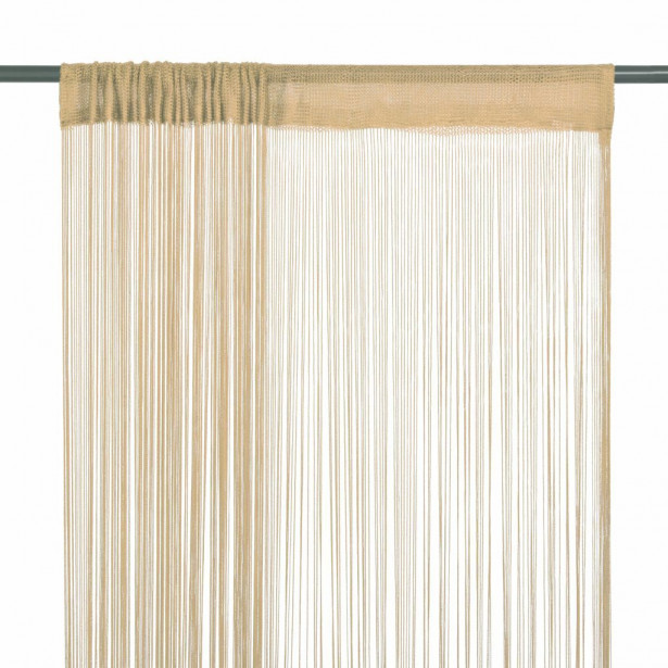 String-verhot 2 kpl 100x250 cm beige_1