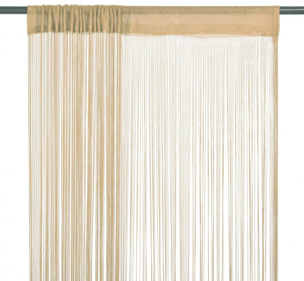 String-verhot 2 kpl 140x250 cm beige_1