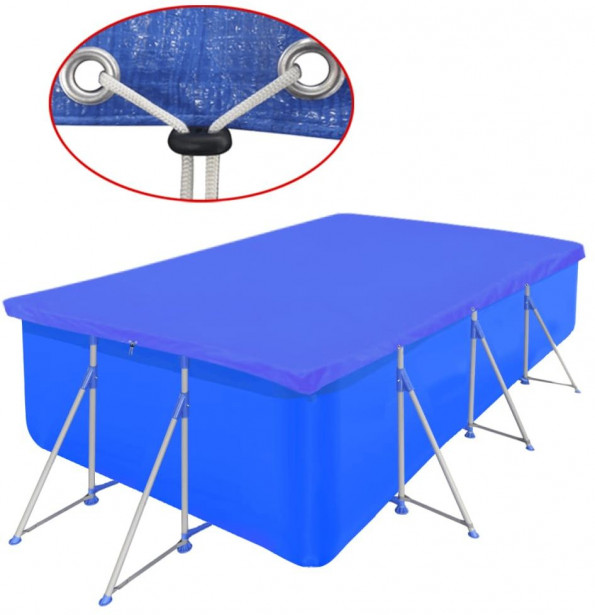 Suorakaiteen muotoinen uima-altaan suoja pe 90 g/sqm_1