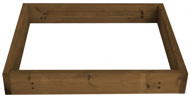 Terassielementti Tammiston Puu pohjakehikko T01R, 980x980mm, ruskea