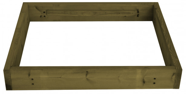 Terassielementti Tammiston Puu pohjakehikko T01, 980x980mm, vihreä