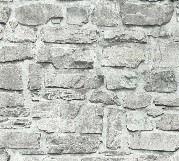 Tapetti A.S. Creation Best of Wood'n Stone II C 363701, harmaa