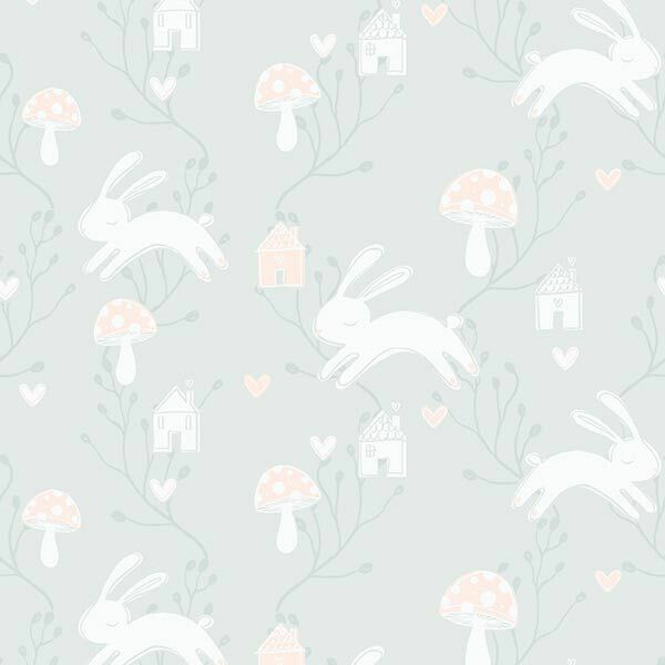 Tapetti Fiona Living@HOME 621244, non-woven, turquoise