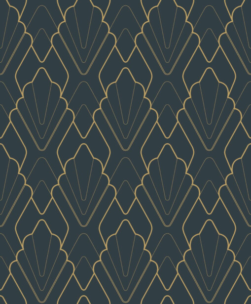 Tapetti Fiona Fairy Tale Art Deco Style