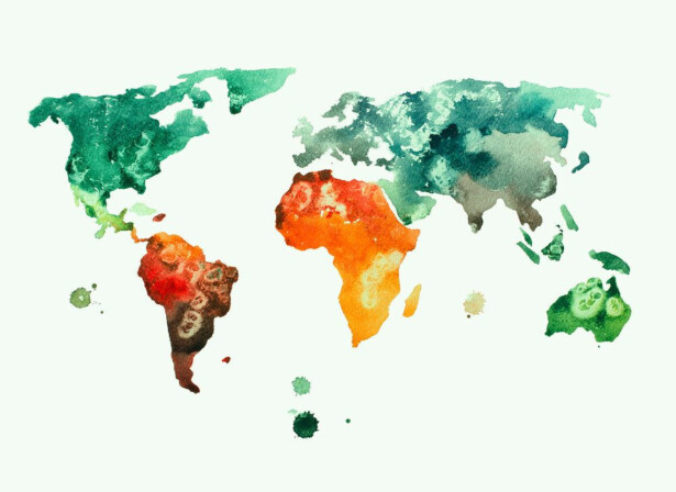 Kuvatapetti A.S. Creation Designwalls Colourful World, 350x255cm