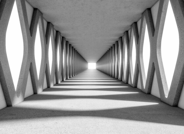 Kuvatapetti A.S. Creation Designwalls Digital, Grey Aisle, 350x255cm, harmaa