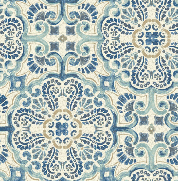 Tapetti Fine Decor Trilogy Oriental, sininen