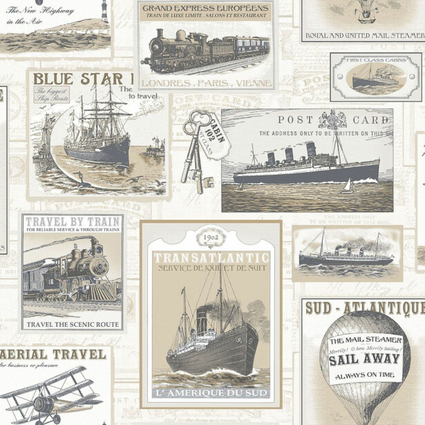 Tapetti Galerie Nostalchic G56144-45