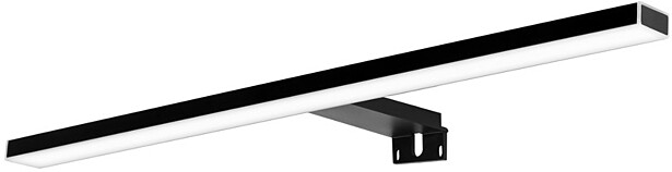 Peilivalaisin Temal Lumin, 494x110x40 mm, IP44, 8 W, AC-LED, mattamusta