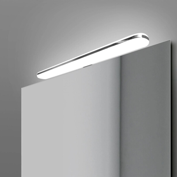 Peilivalaisin Temal Luz, 450x71x29 mm, IP44, 13 W, AC-LED, kromi