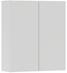 Seinäkaappi Temal, 2 ovea, 50x20x58.6 cm, valkoinen (01)