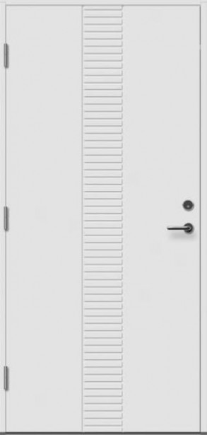 Ulko-ovi Aarni Raita, 9-10x21, karmi 115mm, valkoinen
