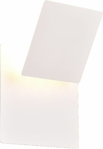 LED-seinävalaisin Trio Mio, neliö, mattavalkoinen