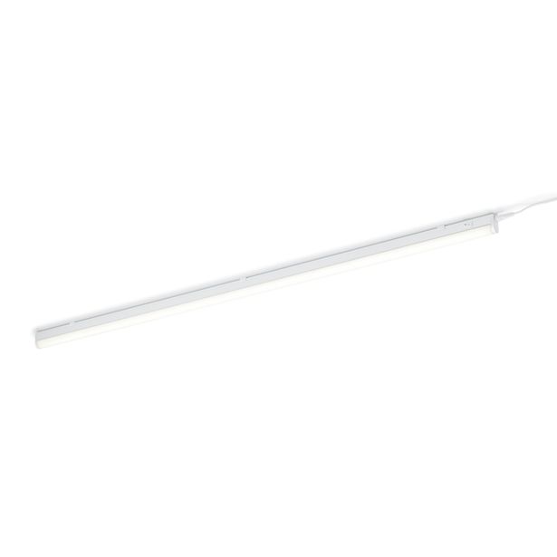 LED-työpistevalaisin 16.5W 1850lm 3000K, 1140x25x40mm, valkoinen