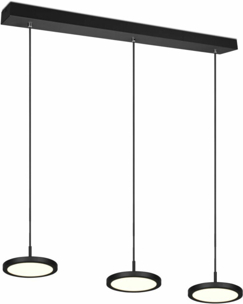 Riippuvalaisin Trio Tray LED, 3-os. eri värejä