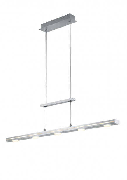 LED-riippuvalaisin Trio Lacal 1000x1600x80 mm, harjattu teräs