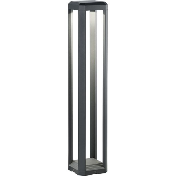 LED-pollarivalaisin ulos Trio Logone 800x150x150mm, antrasiitti